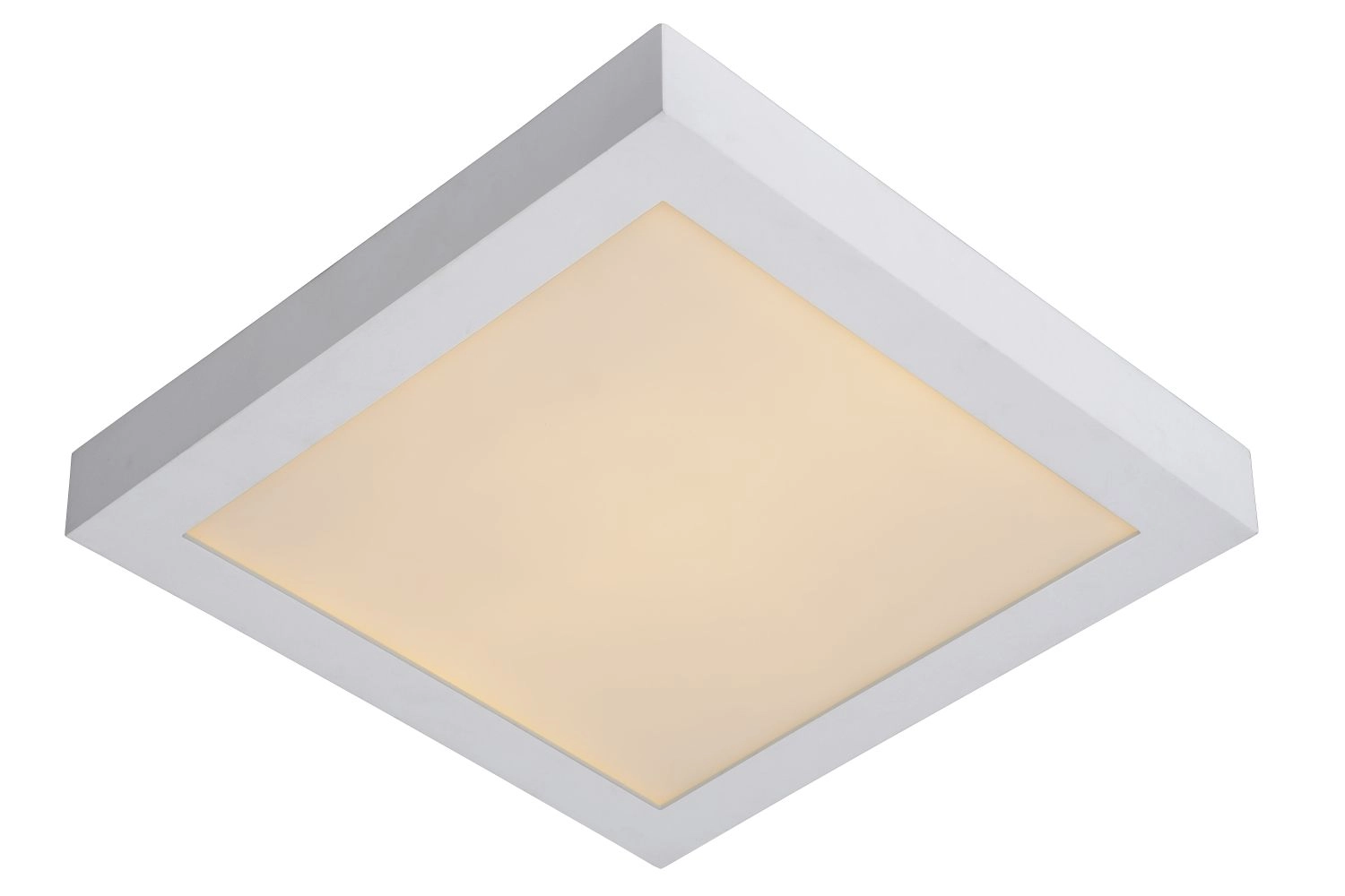 LU 28117/30/31 Lucide BRICE-LED - Flush ceiling light Bathroom - LED Dim. - 1x30W 3000K - IP44 - Whi