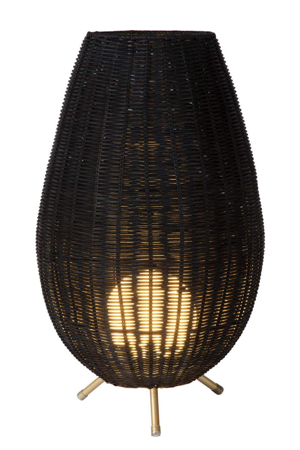 LU 03543/50/30 Lucide COLIN - Table lamp - Ø 30 cm - 1xG9 - Black
