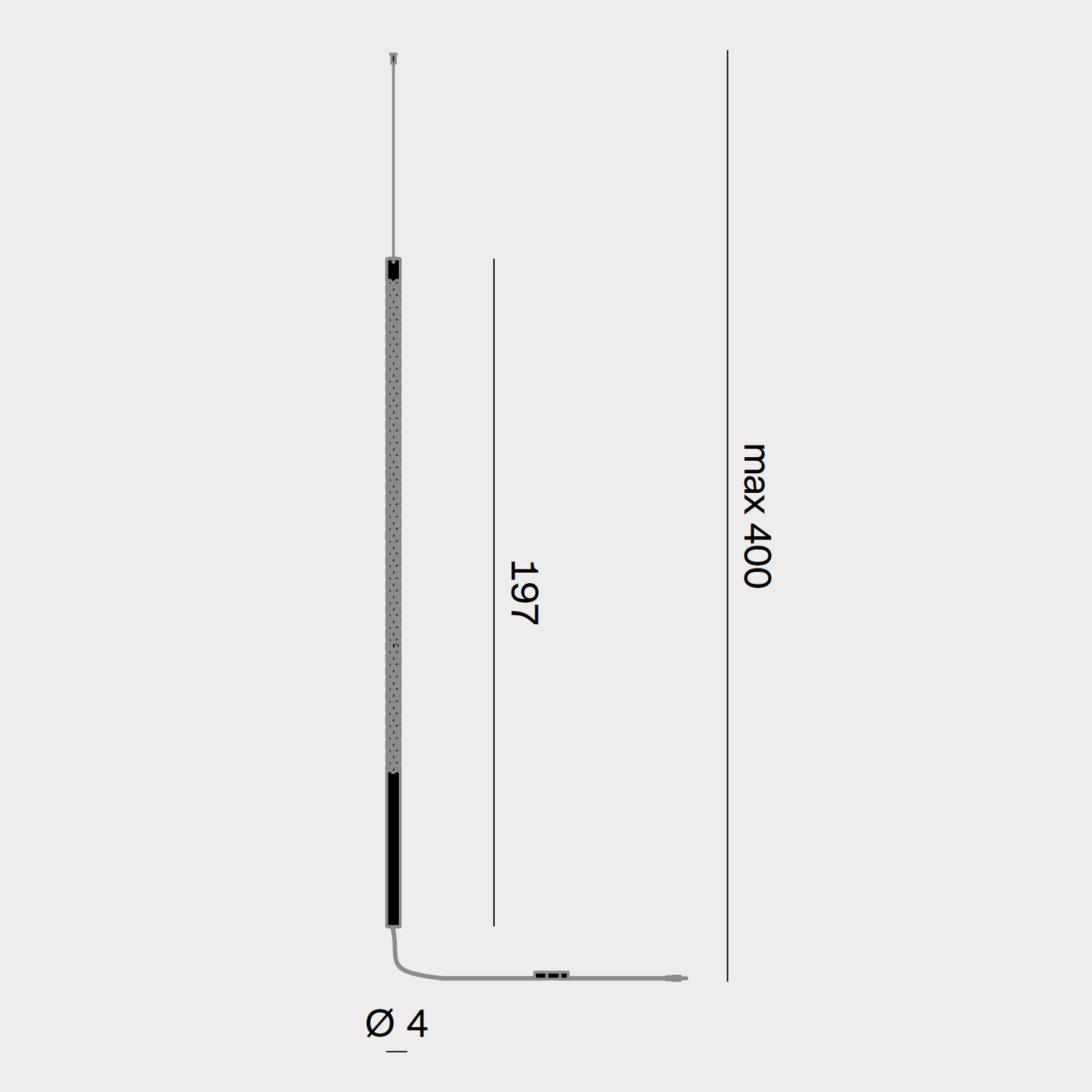 Squiggle H12 LED Hängelampe von Rotaliana