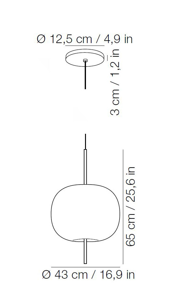 KUSHI XL Pendelleuchte von Kundalini