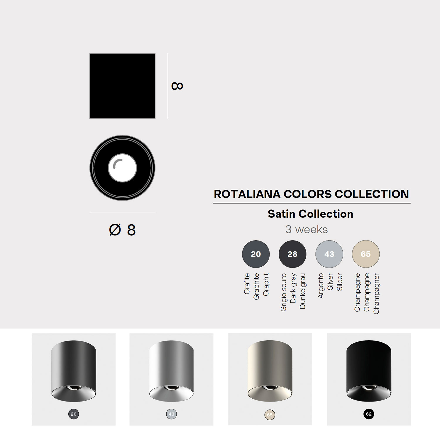 EYE H2 LED spot by Rotaliana