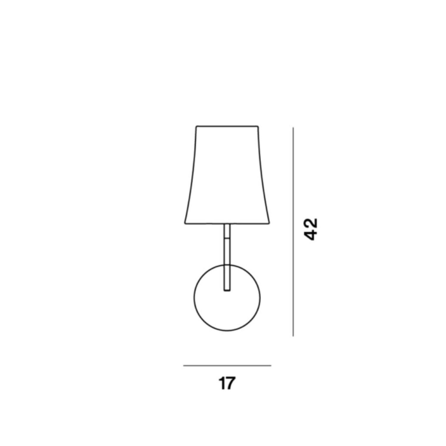 Birdie parete, Wandleuchte von Foscarini