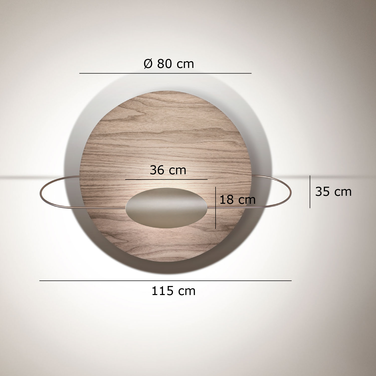 Eterea Wand/Deckenlampe von Icone