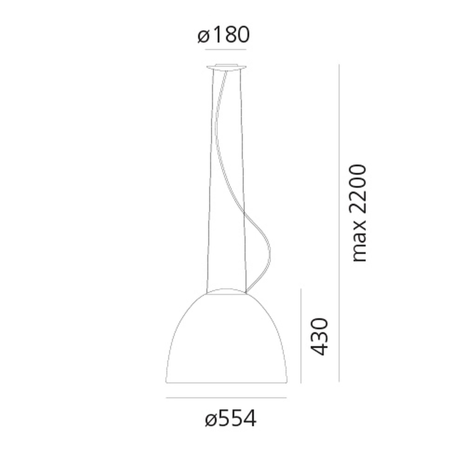 Hängeleuchte NUR von Artemide