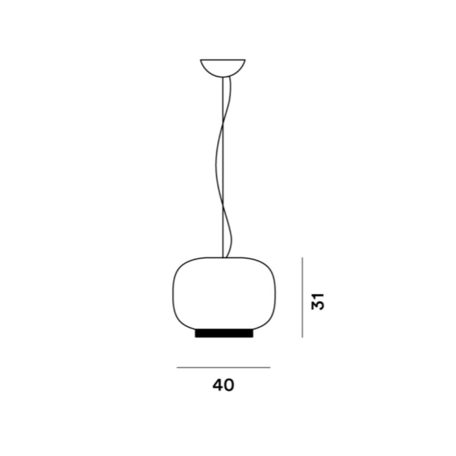 Chouchin reverse 1 Hängeleuchte von Foscarini