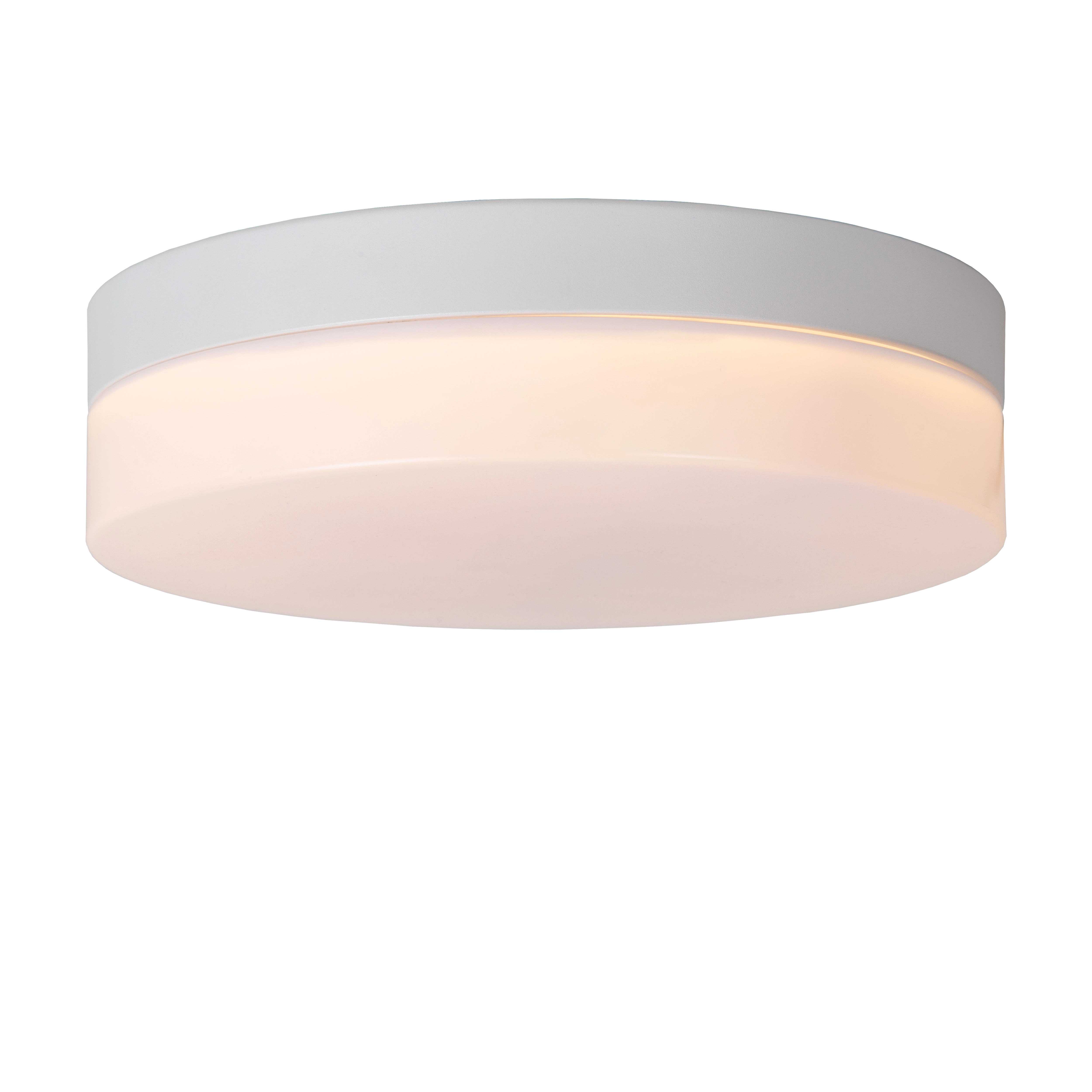 LU 79111/24/31 Lucide BISKIT - Flush ceiling light Bathroom - Ø 23 cm - LED - 1x12W 2700K - IP44 - White