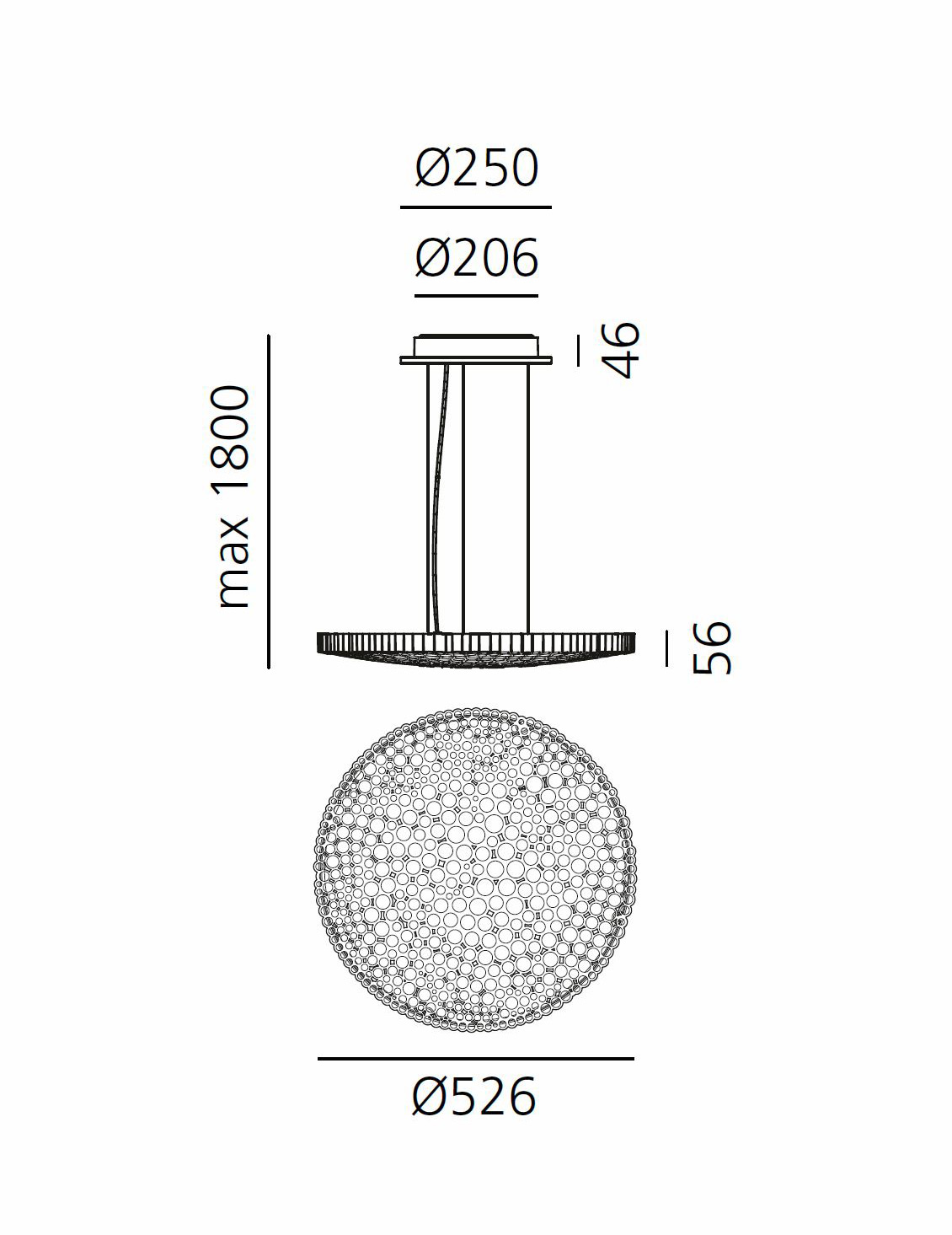 LED Hängelampe CALIPSO von Artemide
