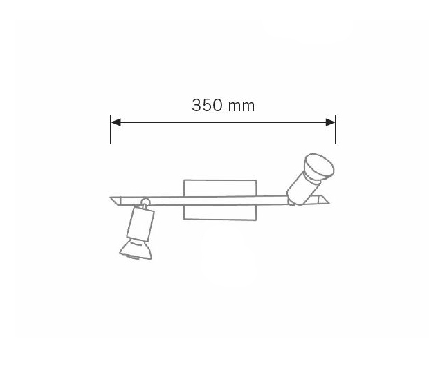 PL 5730-2 Grossetto Nichel Decken-/Wandstrahler
