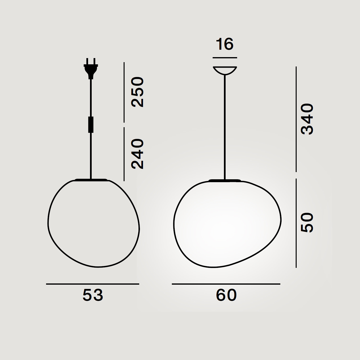 Outdoor Hängelampe Gregg X-large von Foscarini