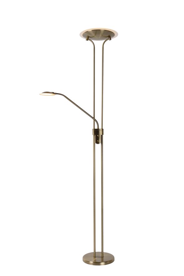 LU 19792/24/03 Lucide CHAMPION-LED - Floor reading lamp - LED Dim. - 3000K - Bronze