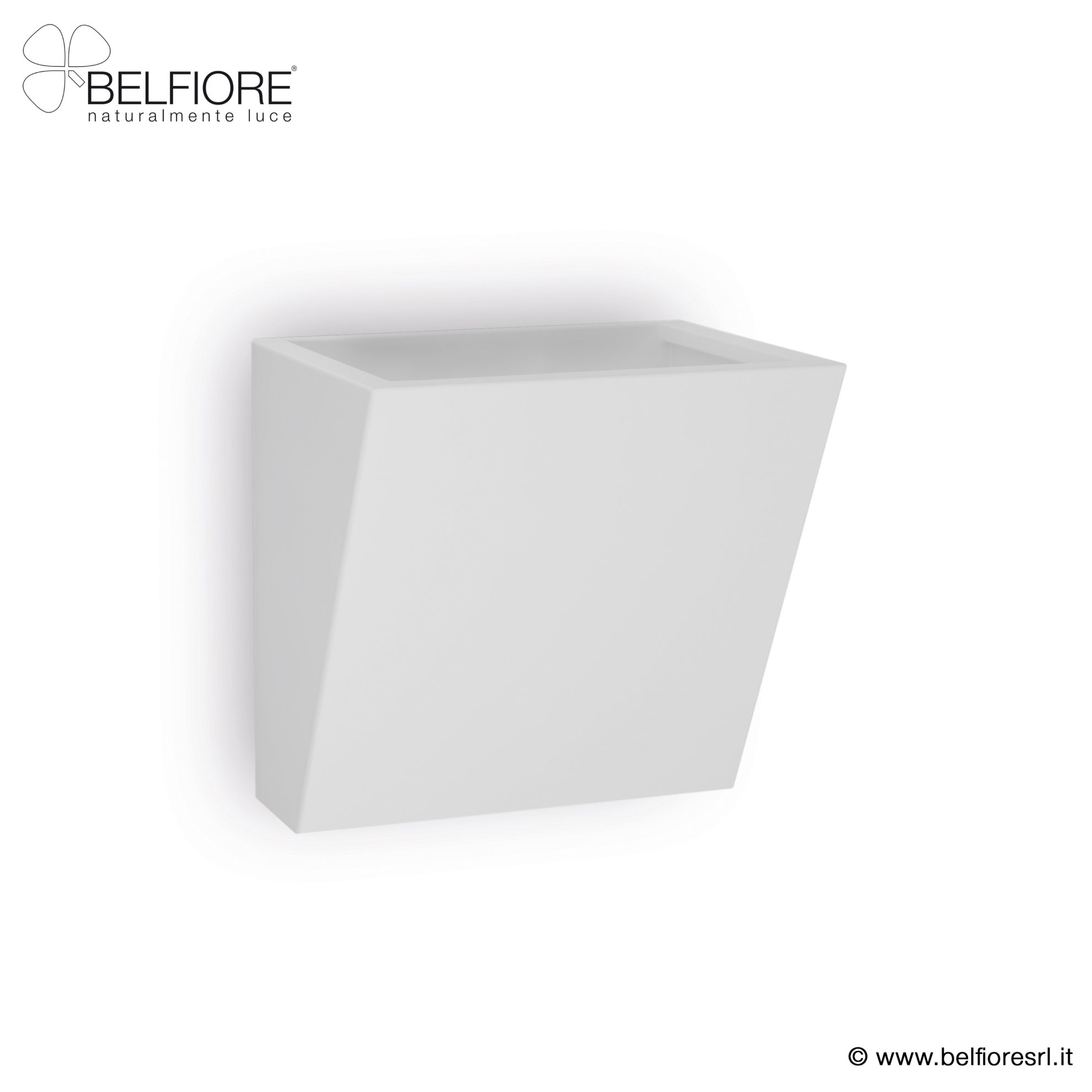 Gipswandlampe 2601A108 von Belfiore weiß