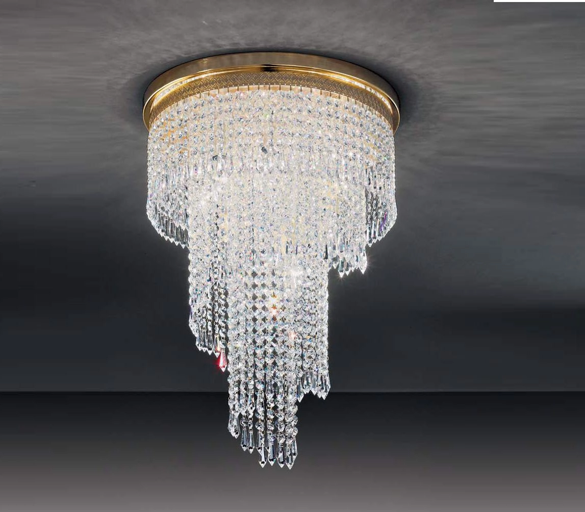 Deckenleuchte aus Kristall SPIRAL MOSCA H50 von Venice Lighting Design
