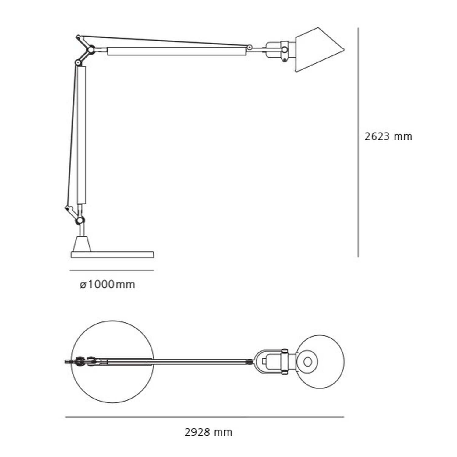 Stehlampe für außen TOLOMEO XXL OUTDOOR von Artemide
