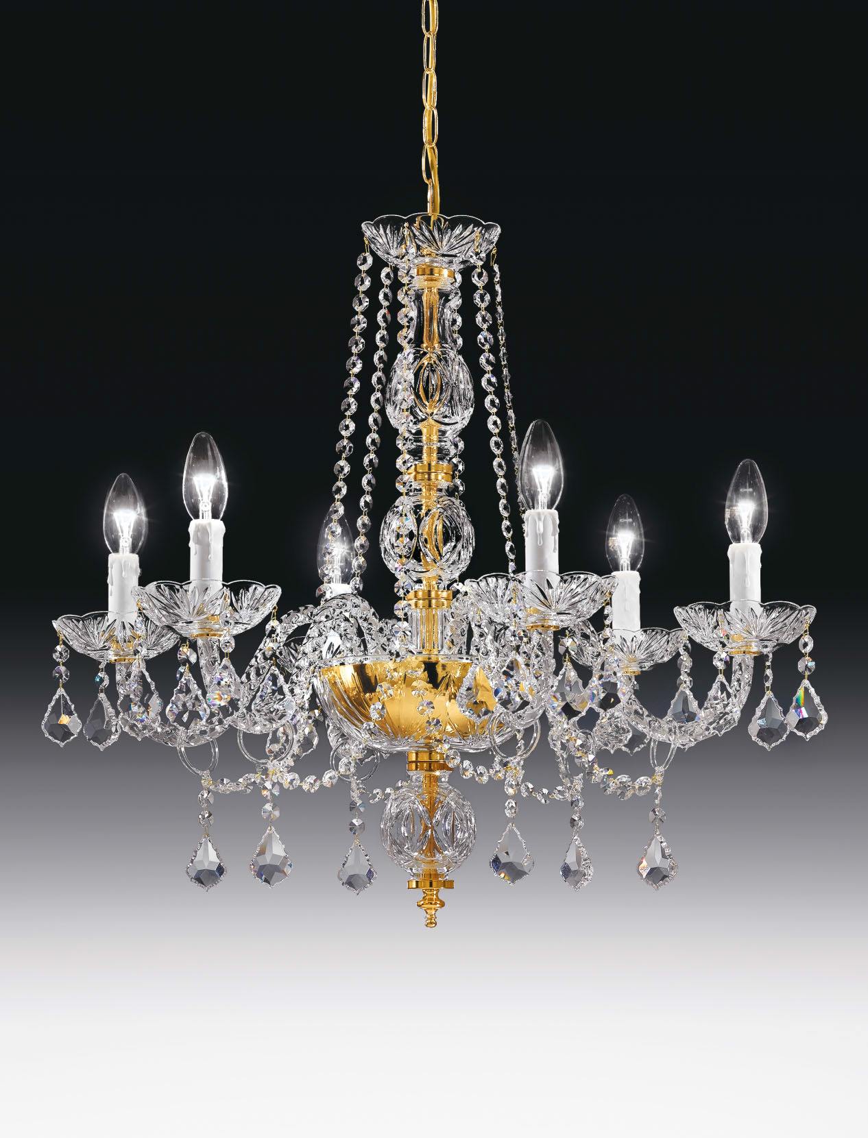 Luster aus Kristall Madrid 6L von Venice Lighting Design