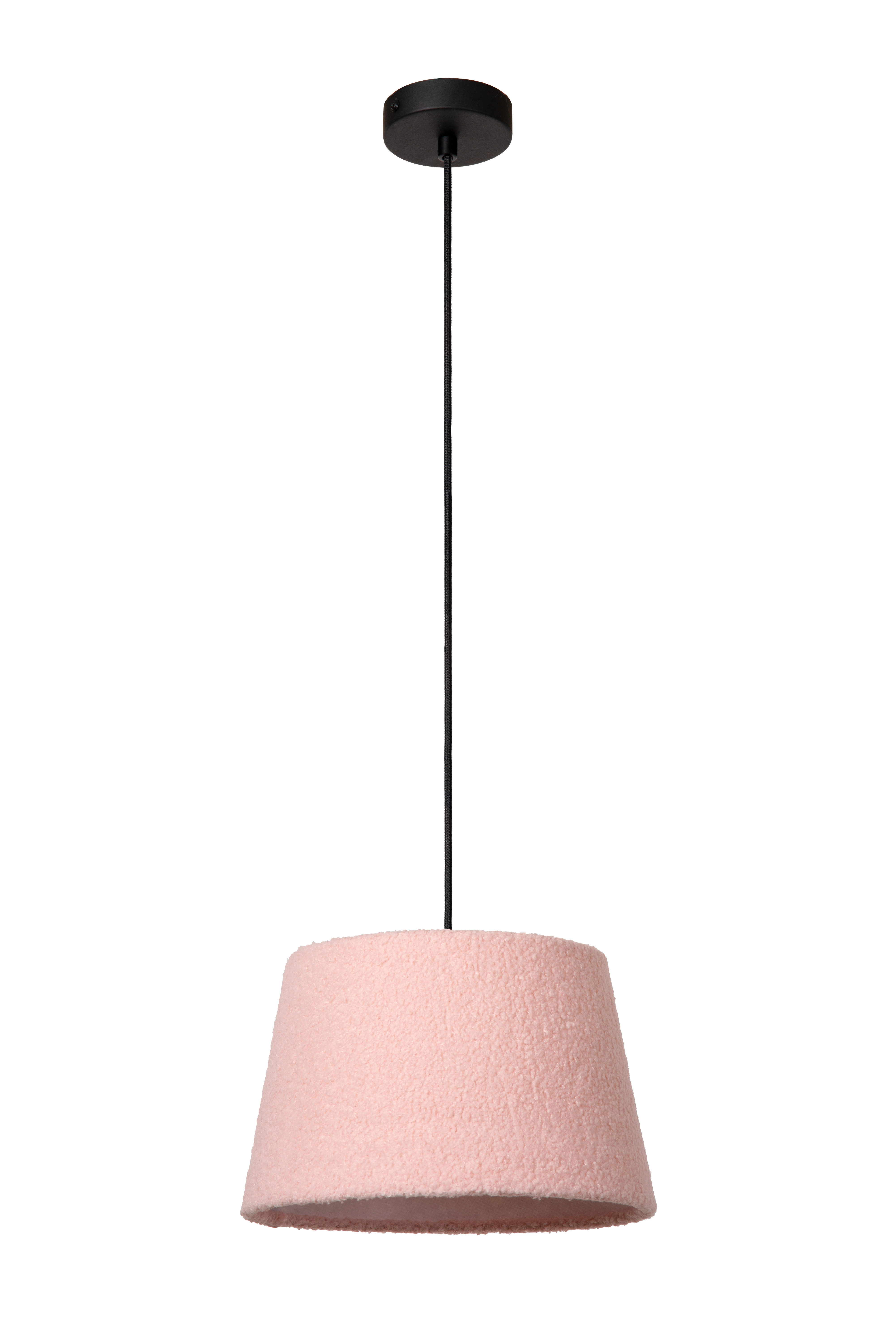 LU 10416/01/66 Lucide WOOLLY - Pendant light - Ø 28 cm - 1xE27 - Pink