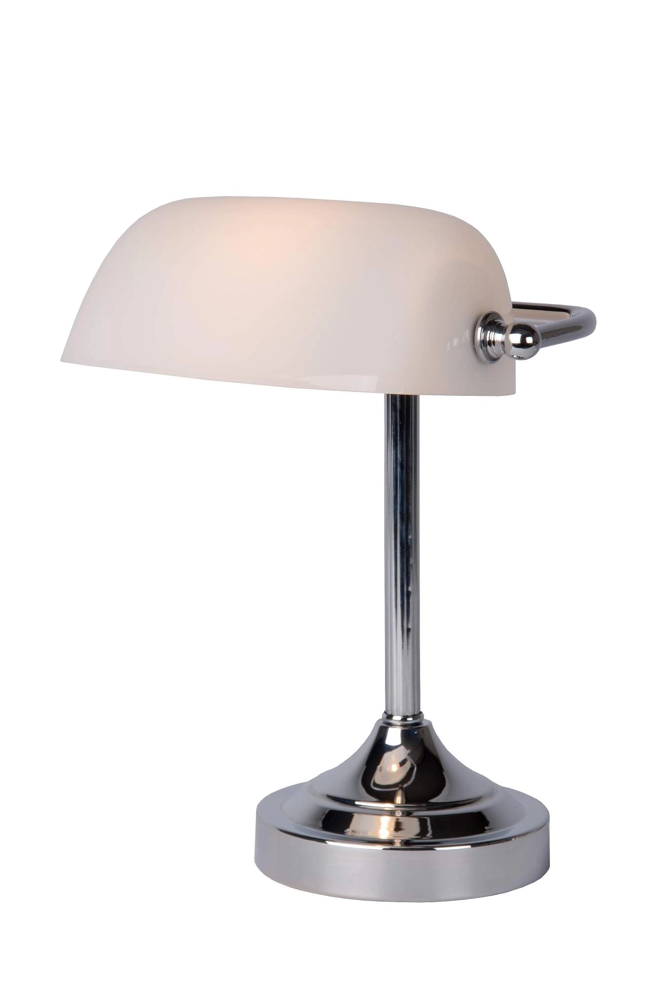 LU 17504/01/11 Lucide BANKER - Desk lamp - 1xE14 - Chrome